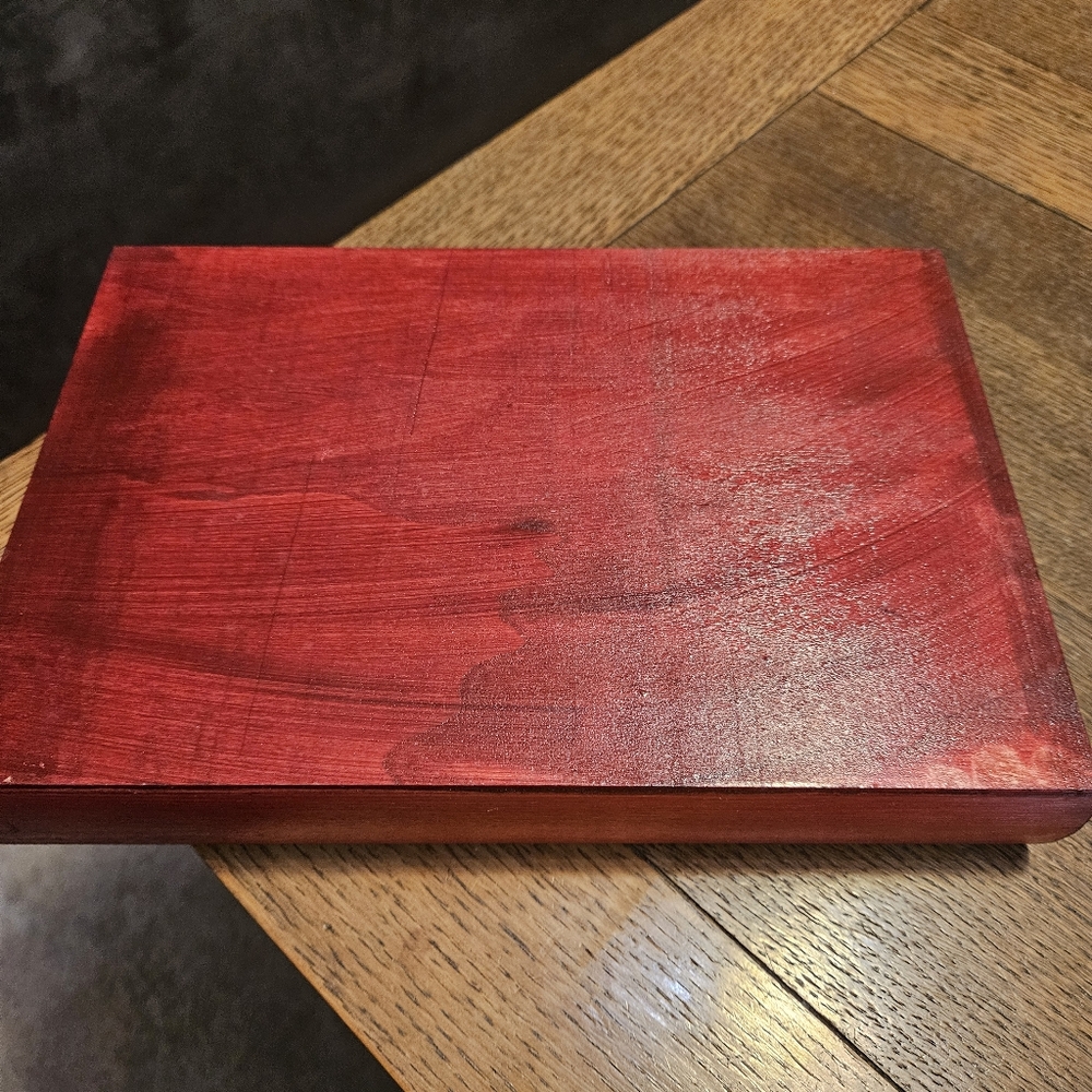 Giraffe Shellac Tray Signed Elsona - Picture 4 of 9